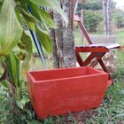 Vaso Planta 50x25 Jardineira Floreira Polietileno - Terracota