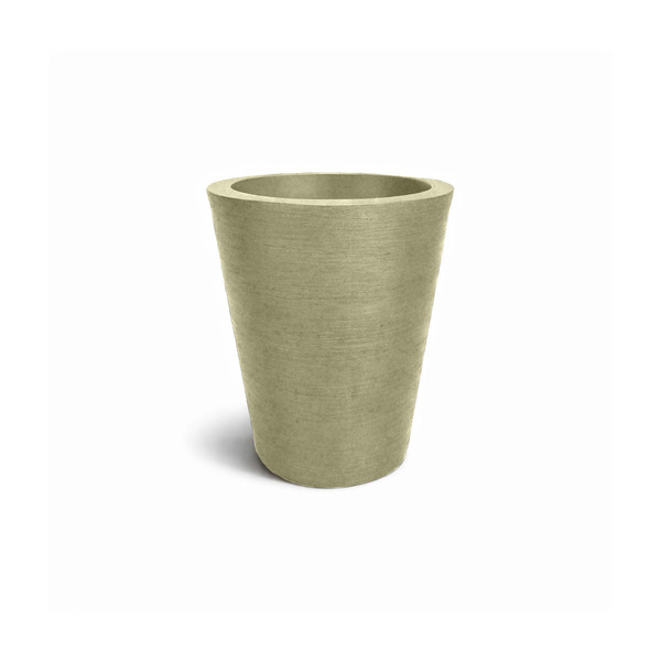 Vaso Planta 50x40 Redondo Cônico Polietileno - Areia 001