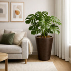 Vaso Planta 50x40 Redondo Cônico Polietileno - Azul Bebe 019