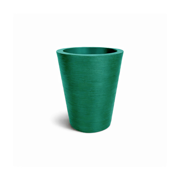 Vaso Planta 50x40 Redondo Cônico Polietileno - Azul Turquesa