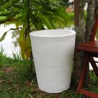 Vaso Planta 50x40 Redondo Cônico Polietileno - Branco 006