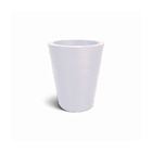 Vaso Planta 50x40 Redondo Cônico Polietileno - Branco 006