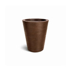 Vaso Planta 50x40 Redondo Cônico Polietileno - Marrom Cafe 003