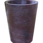 Vaso Planta 50x40 Redondo Cônico Polietileno - Marrom Madeira