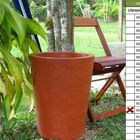 Vaso Planta 50x40 Redondo Cônico Polietileno - Terracota 016