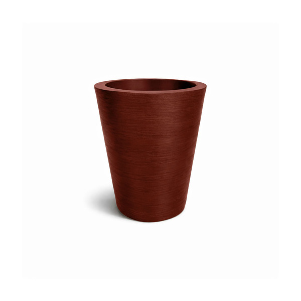 Vaso Planta 50x40 Redondo Cônico Polietileno - Vinho Bordo 021