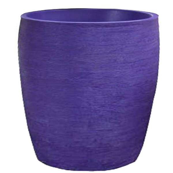 Vaso Planta 50x50 Oval Moderno Polietileno - Lilas Violeta 008