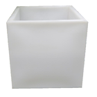 Vaso Planta 50x50 Quadrado Polietileno - Branco 006