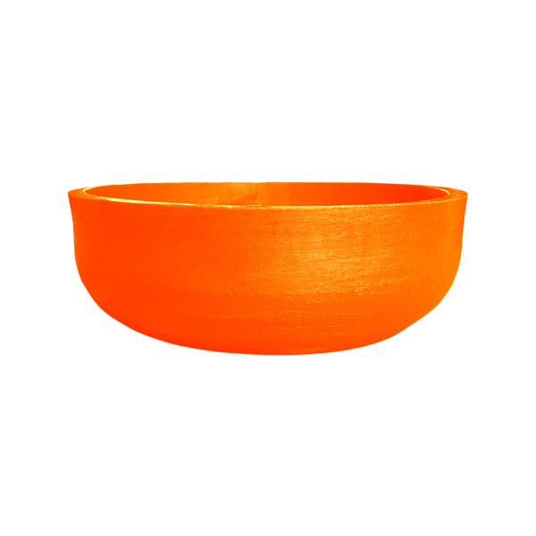 Vaso Planta 55x20 Bacia Cuia Polietileno - Laranja Sunset 010