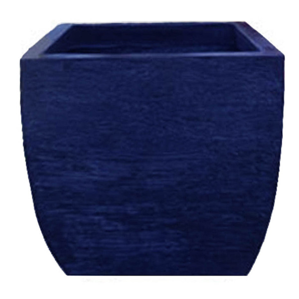 Vaso Planta 55x60 Trapézio Moderno Polietileno - Azul Escuro