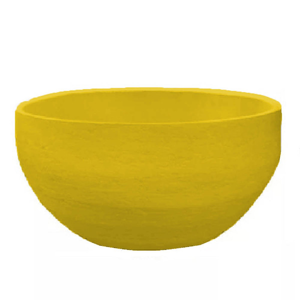Vaso Planta 60x30 Bacia Polietileno - Amarelo Girassol 007