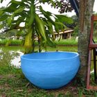 Vaso Planta 60x30 Bacia Polietileno - Azul Bebe 019