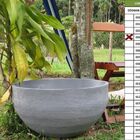 Vaso Planta 60x30 Bacia Polietileno - Cinza Cimento 004