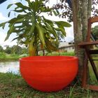 Vaso Planta 60x30 Bacia Polietileno - Laranja Sunset 010