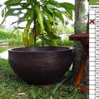 Vaso Planta 60x30 Bacia Polietileno - Marrom Cafe 003