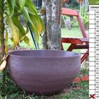 Vaso Planta 60x30 Bacia Polietileno - Marrom Chocolate 020