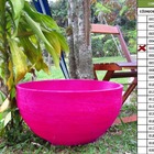 Vaso Planta 60x30 Bacia Polietileno - Rosa 022
