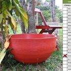 Vaso Planta 60x30 Bacia Polietileno - Terracota 016