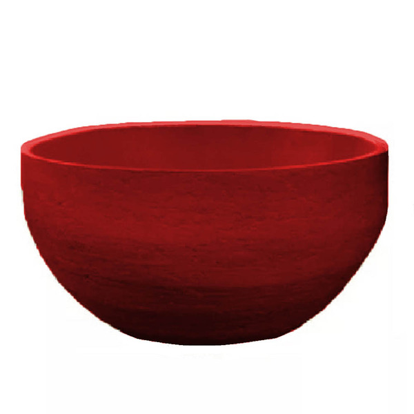 Vaso Planta 60x30 Bacia Polietileno - Vermelho Pau Brasil 005
