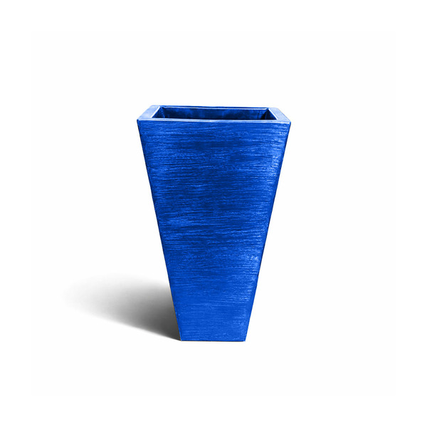 Vaso Planta 60x30 Trapézio Parede Polietileno - Azul Arara 009