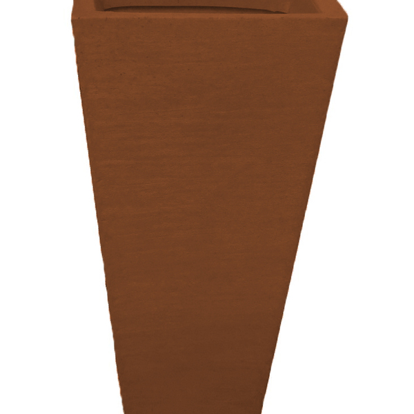 Vaso Planta 60x30 Trapézio Parede Polietileno - Ferrugem 017