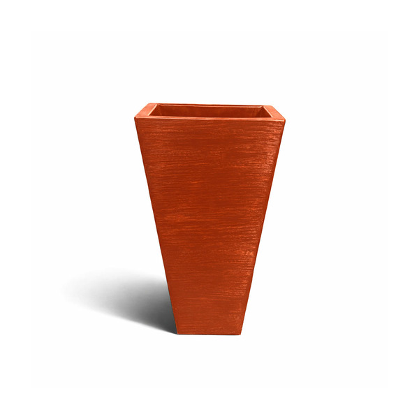 Vaso Planta 60x30 Trapézio Parede Polietileno - Terracota 016