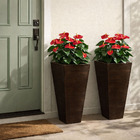 Vaso Planta 60x30 Trapézio Parede Polietileno - Terracota 016