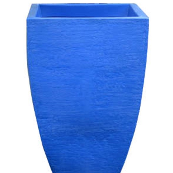 Vaso Planta 60x40 Moderno Trapézio Polietileno - Azul Arara 0