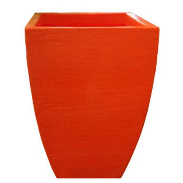 Vaso Planta 60x40 Moderno Trapézio Polietileno - Laranja Suns
