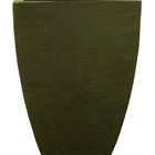 Vaso Planta 60x40 Moderno Trapézio Polietileno - Marrom Cafe