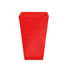 Vaso Planta 60x40 Trapézio Rústico Polietileno - Vermelho Pau