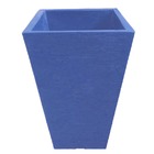 Vaso Planta 60x40 Trapézio Texturizado  Polietileno - Azul Ar