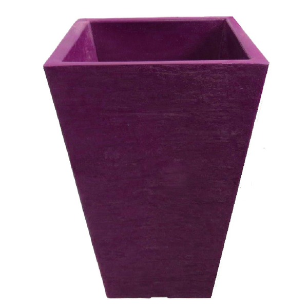 Vaso Planta 60x40 Trapézio Texturizado  Polietileno - Lilas V
