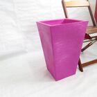 Vaso Planta 60x40 Trapézio Texturizado  Polietileno - Rosa 022