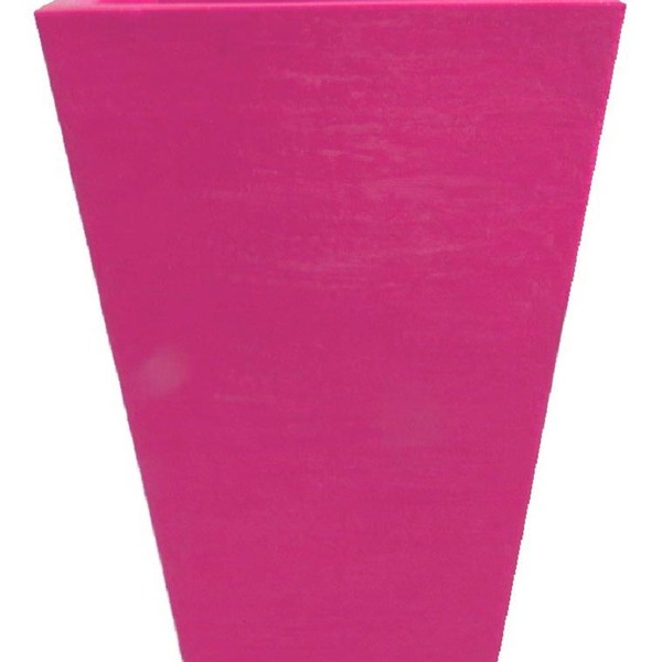 Vaso Planta 60x40 Trapézio Texturizado  Polietileno - Rosa 022