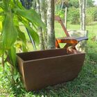 Vaso Planta 65x30 Jardineira Floreira Polietileno - Ferrugem