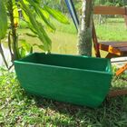 Vaso Planta 65x30 Jardineira Floreira Polietileno - Verde Ban