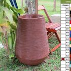 Vaso Planta 65x35 Egípcio Rústico Polietileno - Ferrugem 017