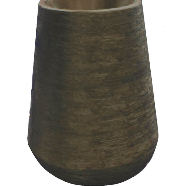 Vaso Planta 65x35 Egípcio Rústico Polietileno - Marrom Cafe 0