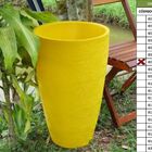 Vaso Planta 65x40 Oval Moderno Polietileno - Amarelo Girassol