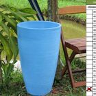 Vaso Planta 65x40 Oval Moderno Polietileno - Azul Bebe 019