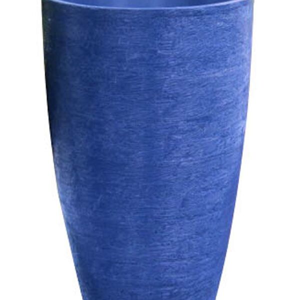 Vaso Planta 65x40 Oval Moderno Polietileno - Azul Escuro 013