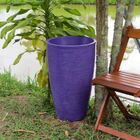 Vaso Planta 65x40 Oval Moderno Polietileno - Lilas Violeta 008