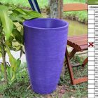 Vaso Planta 65x40 Oval Moderno Polietileno - Lilas Violeta 008