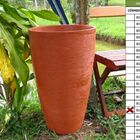 Vaso Planta 65x40 Oval Moderno Polietileno - Terracota 016