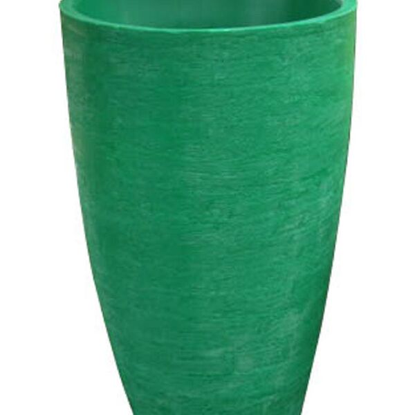 Vaso Planta 65x40 Oval Moderno Polietileno - Verde Bandeira 0