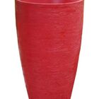 Vaso Planta 65x40 Oval Moderno Polietileno - Vermelho Pau Bra