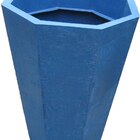 Vaso Planta 65x50 Oitavado Rústico Polietileno - Azul Arara 0