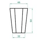Vaso Planta 65x50 Oitavado Rústico Polietileno - Terracota 016