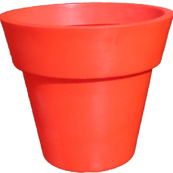 Vaso Planta 70x80 Ibiza Polietileno - Laranja Sunset 010
